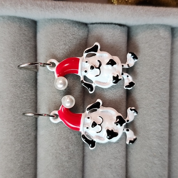 3 pairs Christmas earrings - Picture 3 of 6